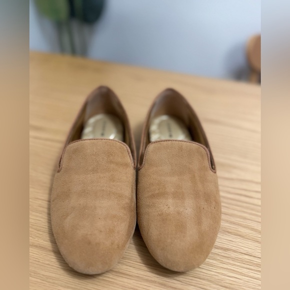 Birdies The Sterling Tan Suede Leather Quilted Slip-On Flats Size 7.5 - Picture 3 of 10